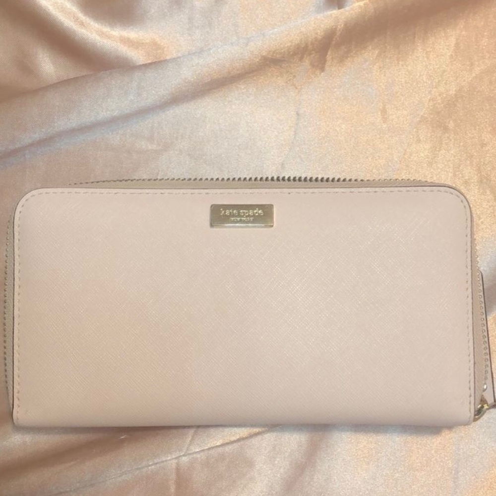Kate Spade Continental Zip Wallet Blush Pink